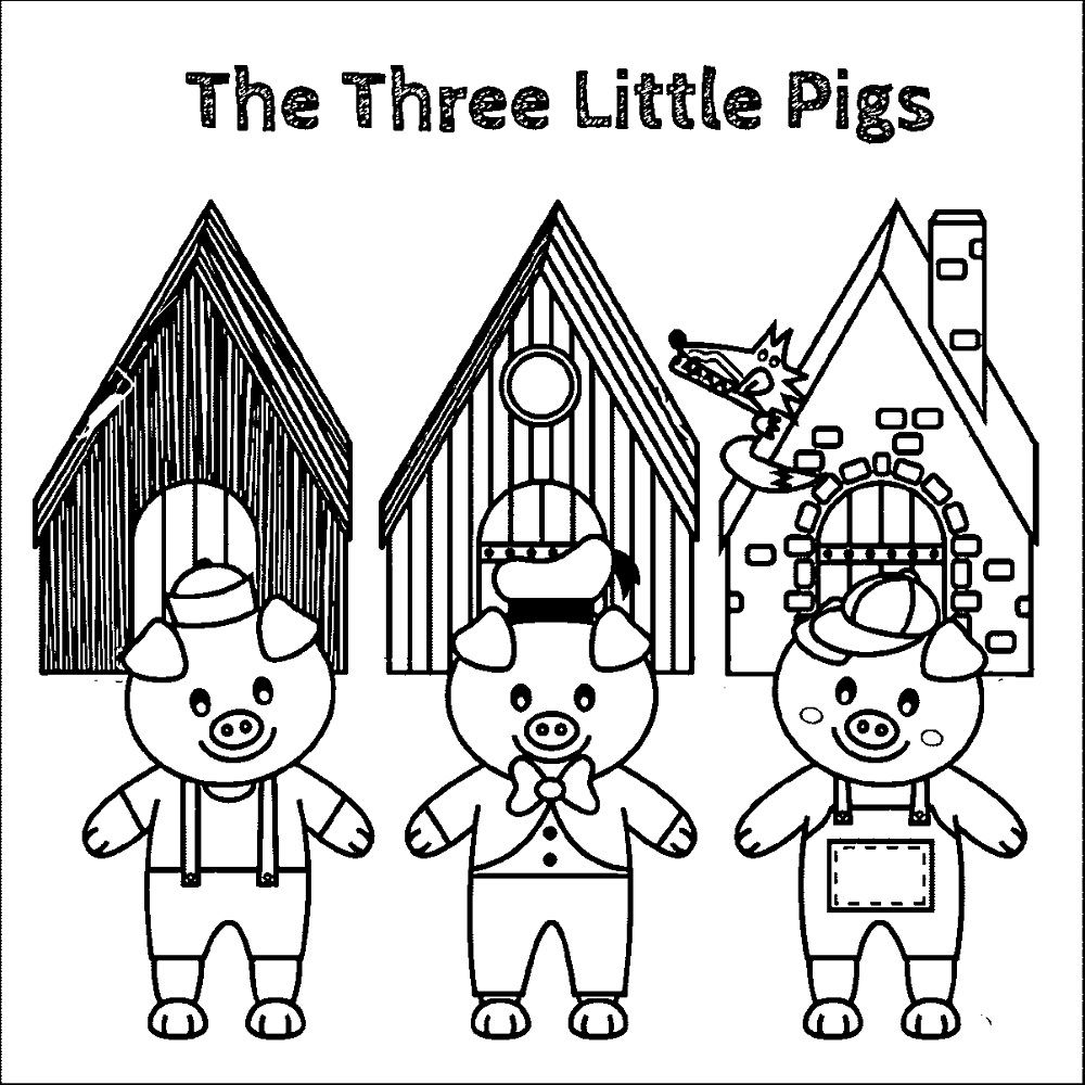 Three Little Pigs Preschool Printables