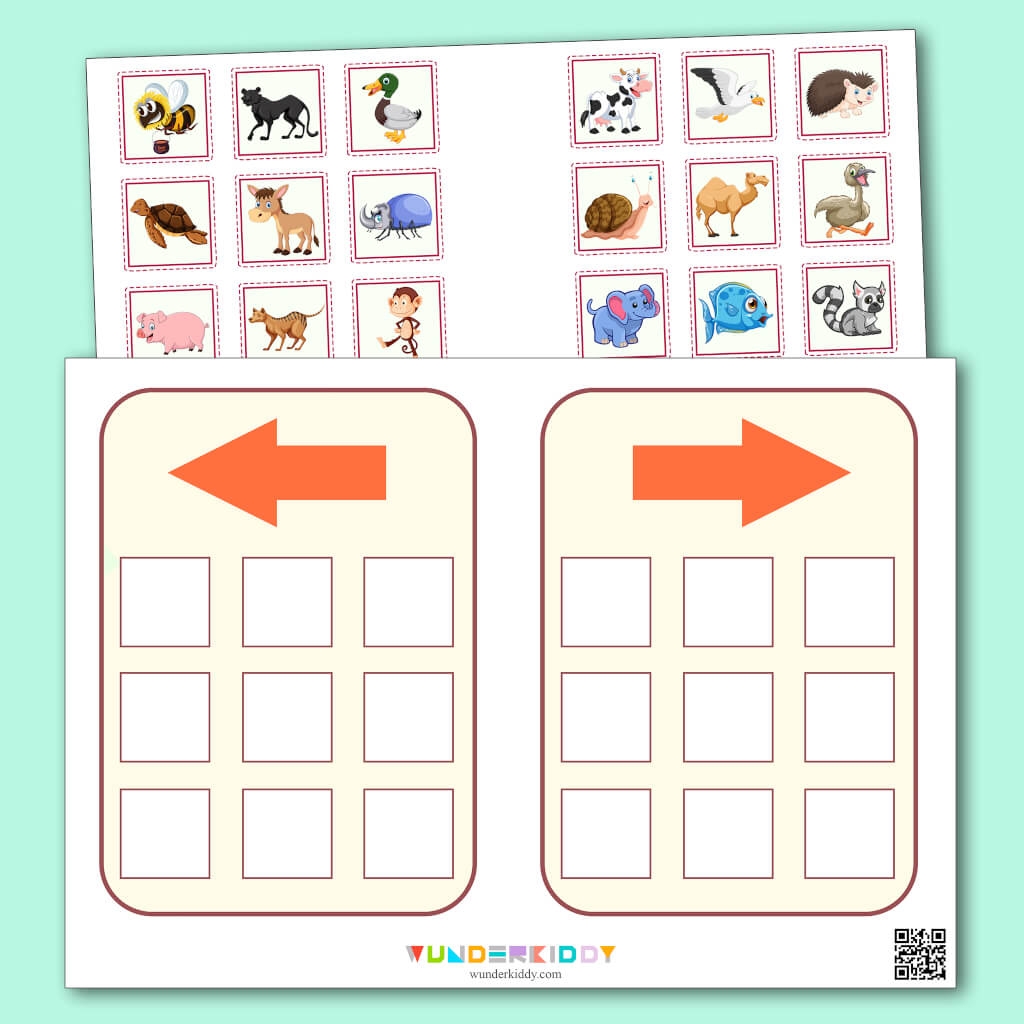 Printable Worksheets Learning Left And Right In Kindergarten