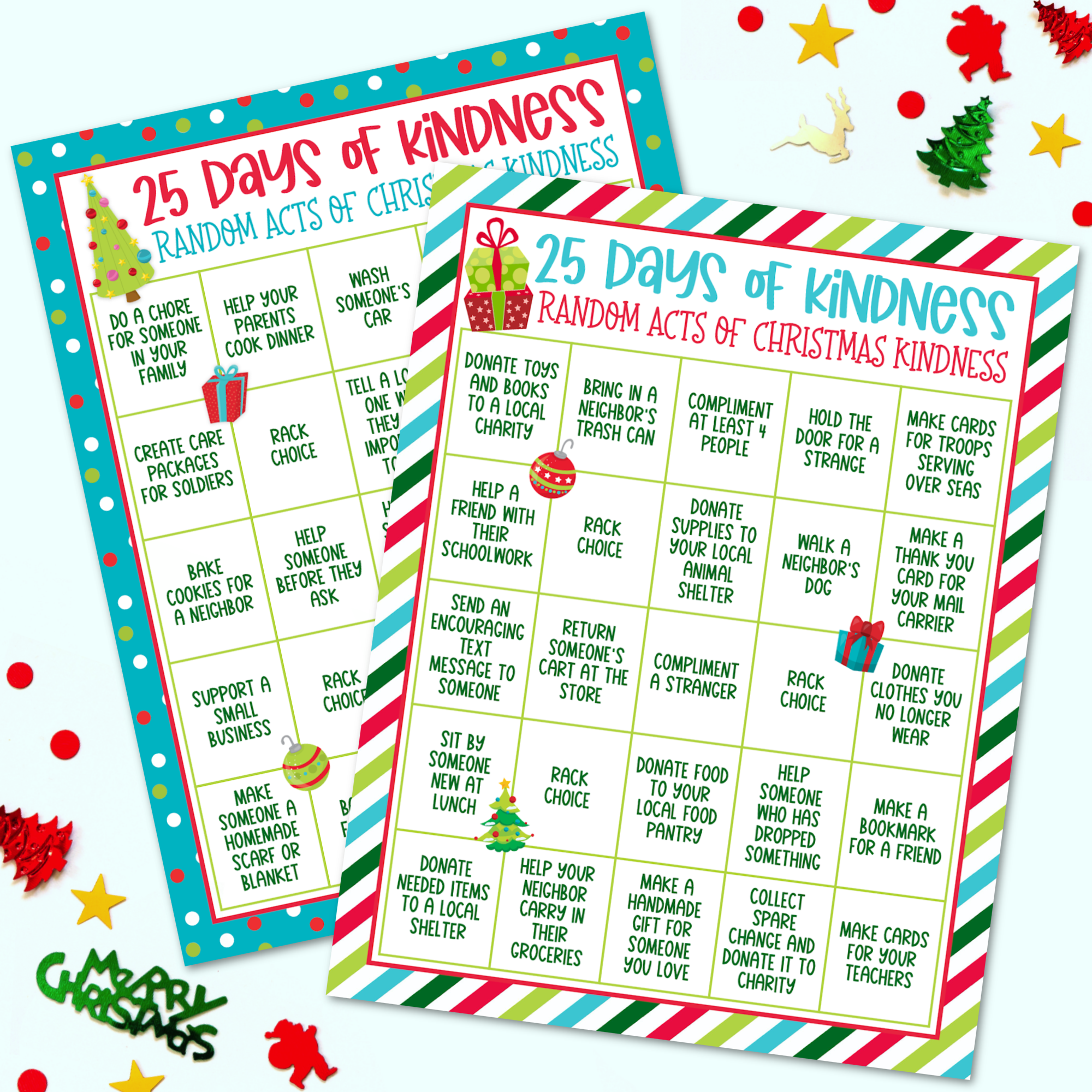 Random Acts Of Kindness Advent Calendar Free Printable Random Acts Of Kindness Advent Calendar Free Printable
