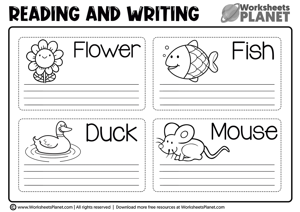 Reading And Writing Worksheets For Kids Ready To Print Reading And Writing Worksheets For Kids Ready To Print