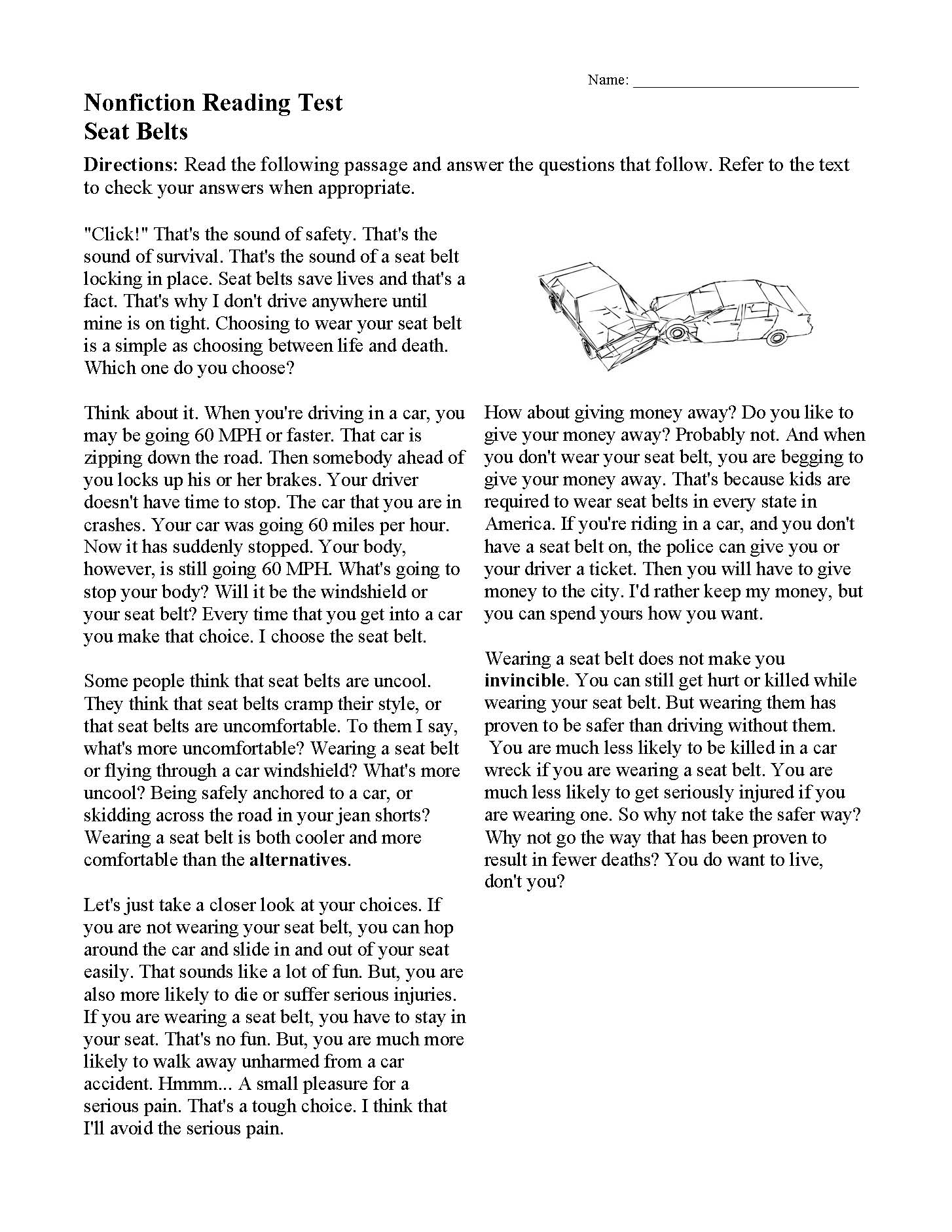 Ereading Worksheets Reading Comprehension