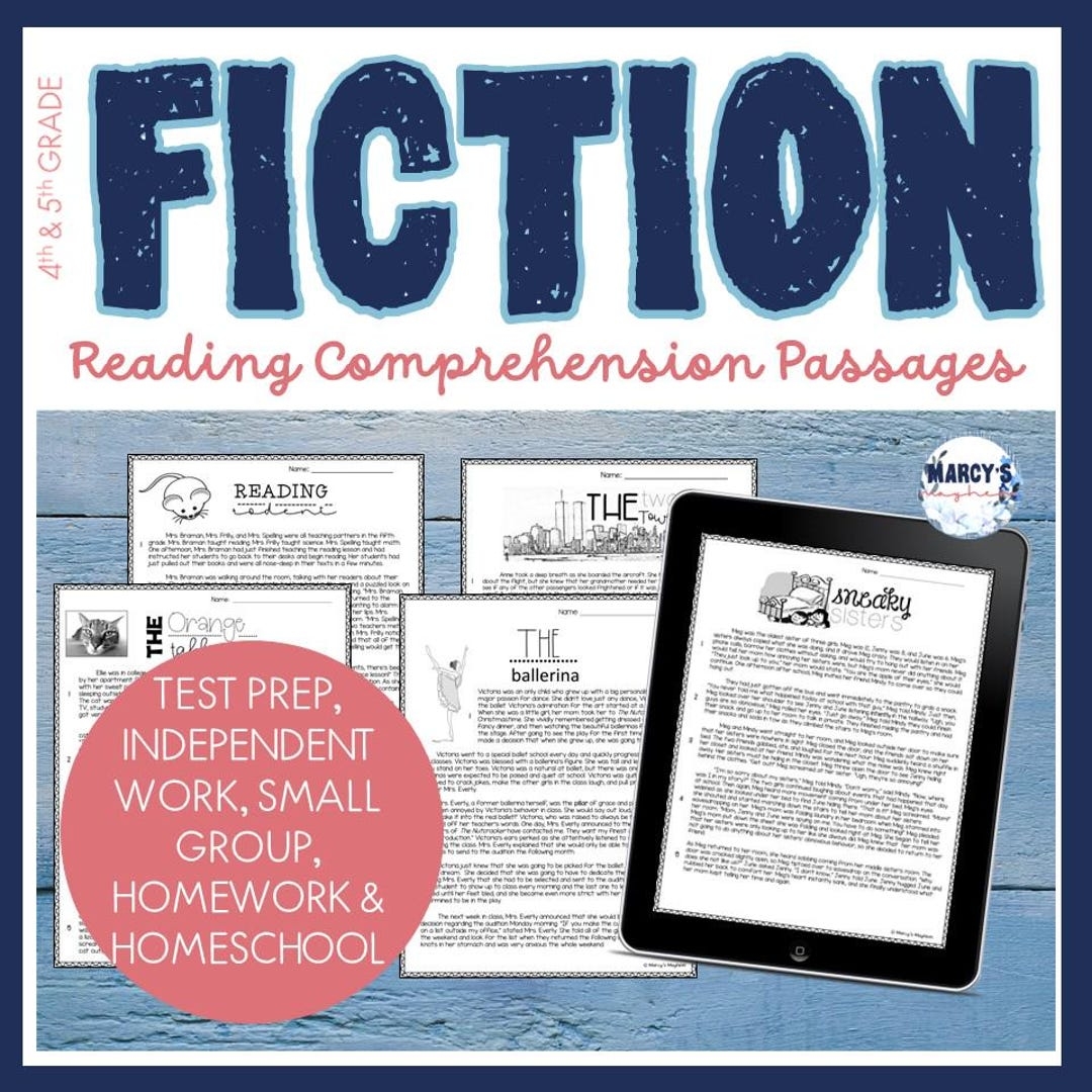 Realistic Fiction Reading Comprehension Passages U0026 Questions Printable Worksheets 4th 5th No Prep Homeschool Lesson Plans Etsy Realistic Fiction Reading Comprehension Passages U0026 Questions Printable Worksheets 4th 5th No Prep Homeschool Lesson Plans Etsy