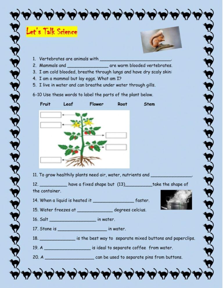 Science Grade 4 Activity Live Worksheets Worksheets Library