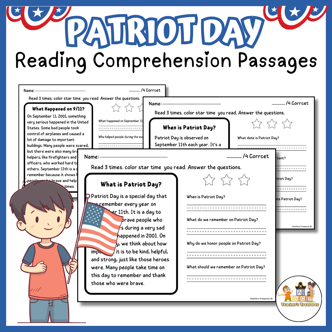 September 11th Reading Comprehension Passages And Questions K 2 9 11 Worksheets Made By Teachers