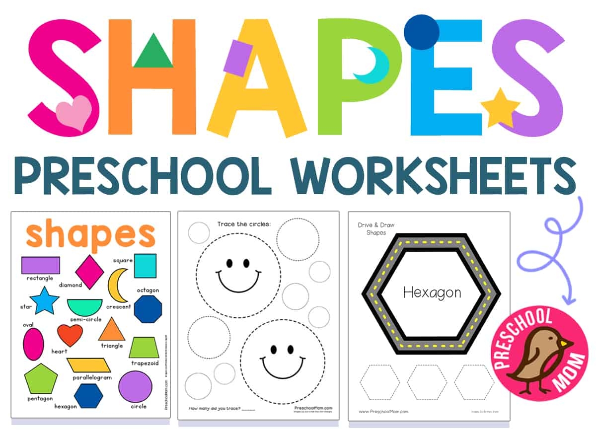 Free Printable Shape Worksheets For Kindergarten Free Printable Shape Worksheets For Kindergarten