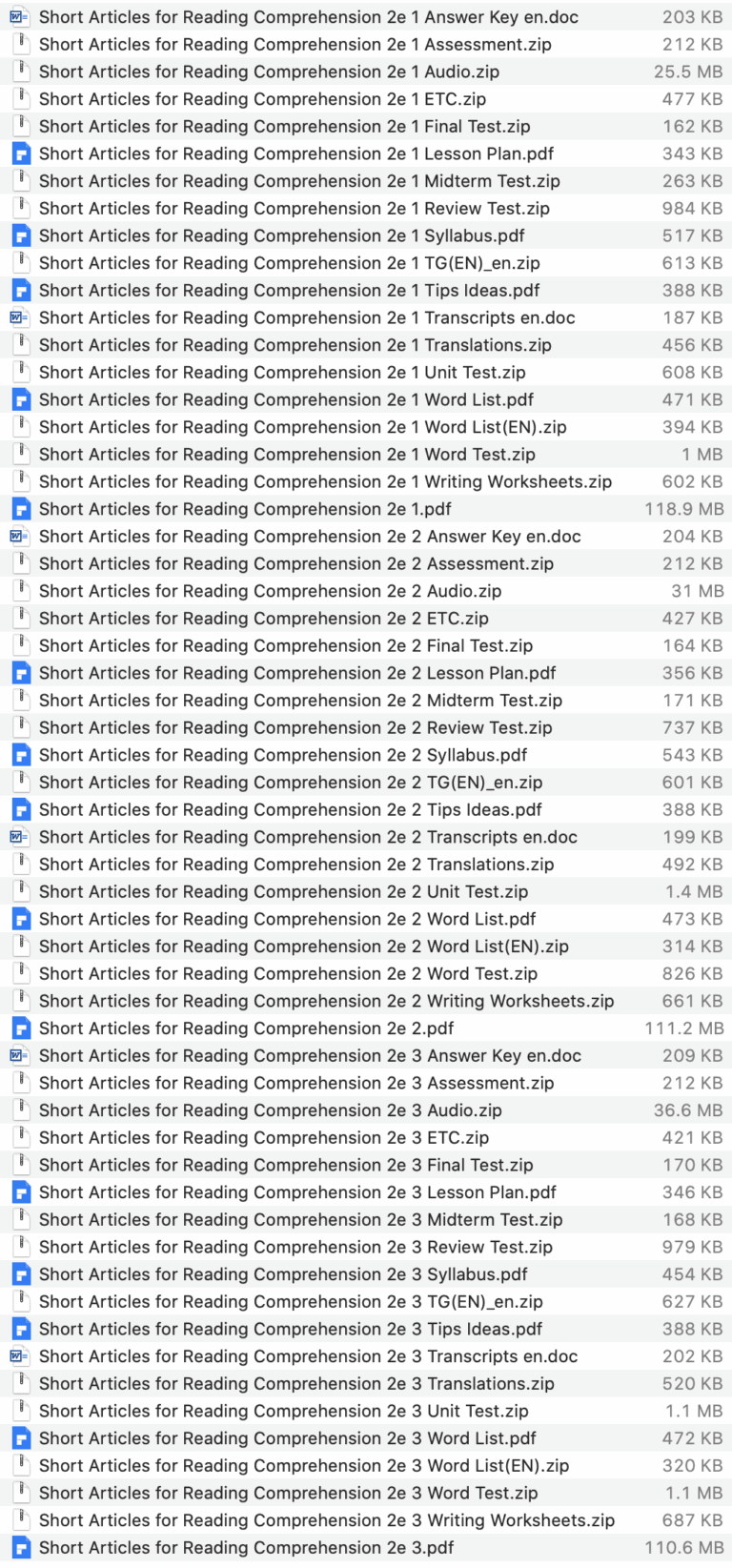 Short Articles For Reading Comprehension 2nd Edition Pdf
