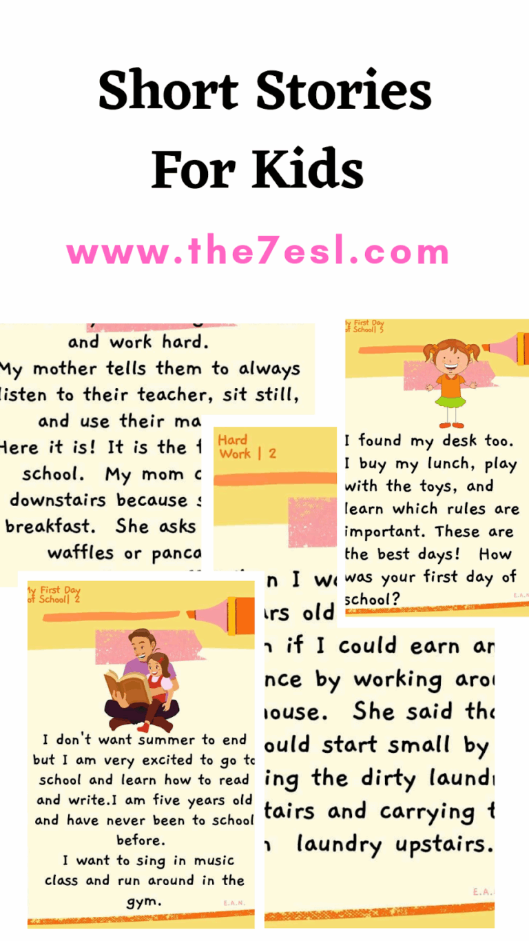 Short Stories For Kids English Created Resources