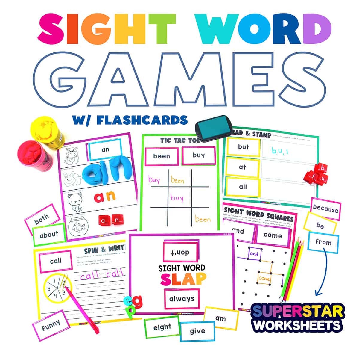 Sight Word Games Superstar Worksheets Sight Word Games Superstar Worksheets