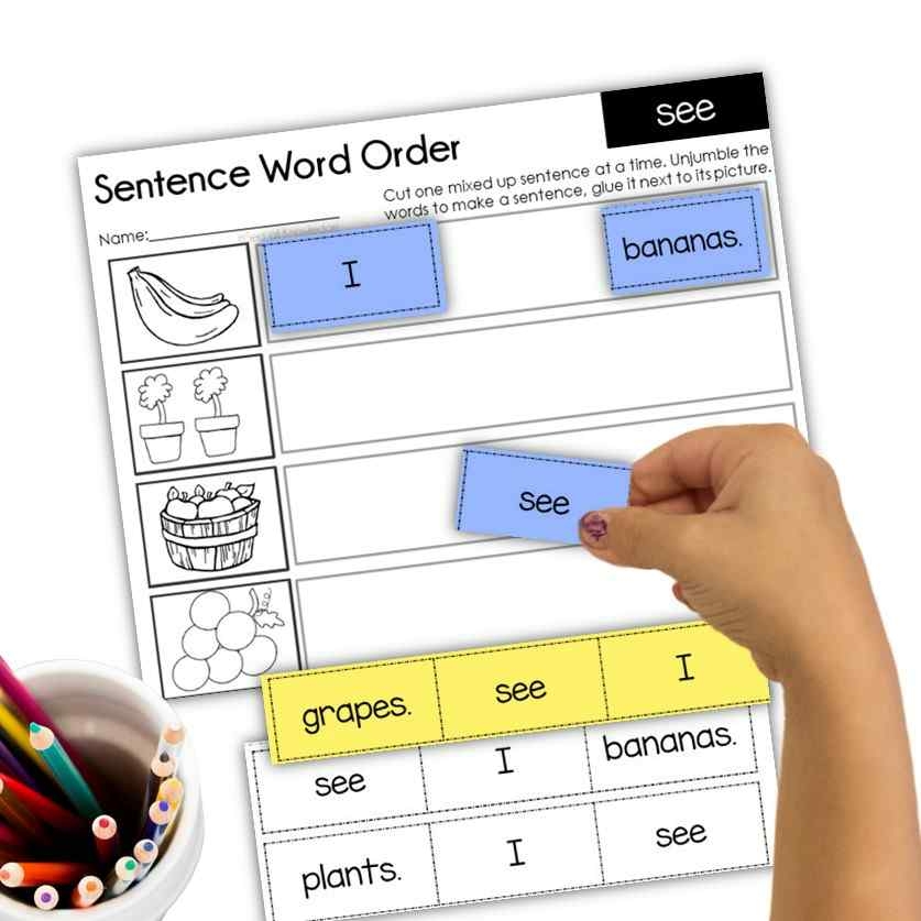 Free Printable Mixed Up Sentences Worksheets Free Printable Mixed Up Sentences Worksheets