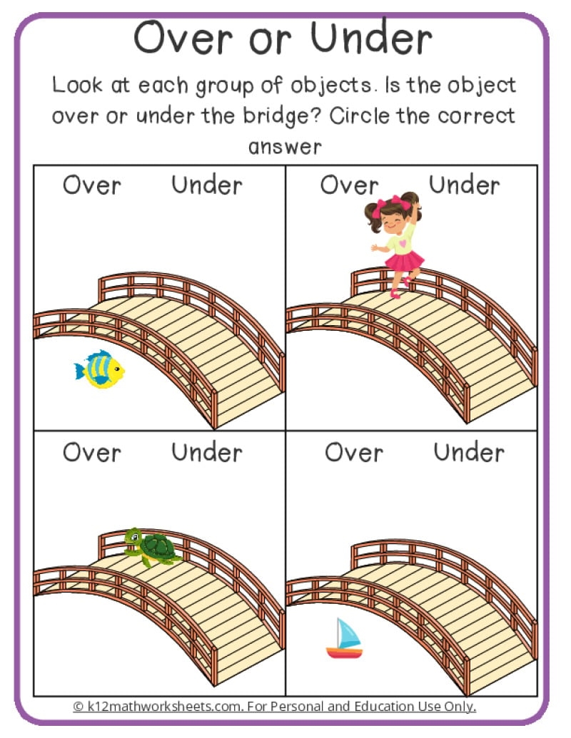 Size Distance U0026 Direction Worksheets K12 Math Worksheets