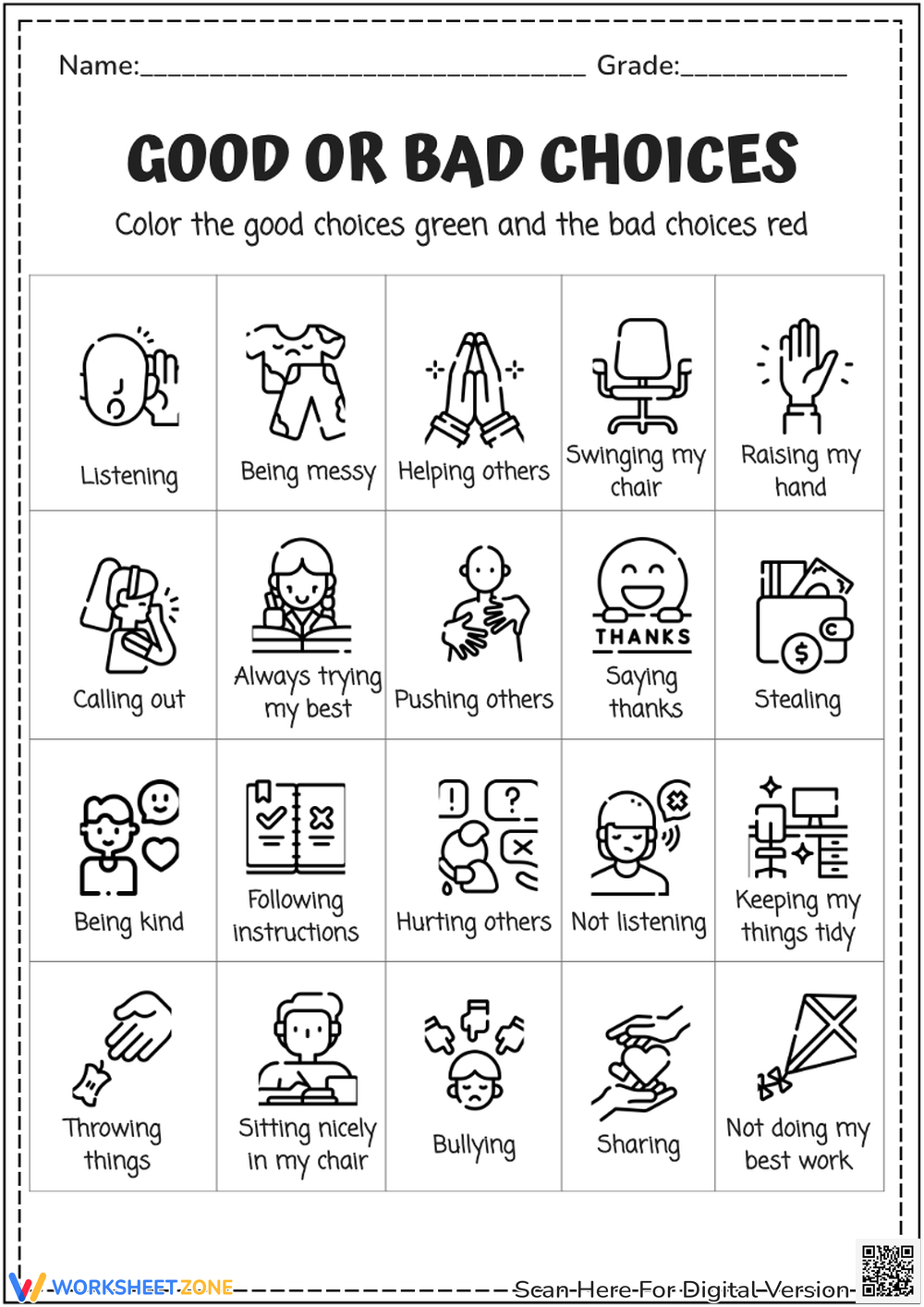 Social Skills For Kids Worksheets 2025