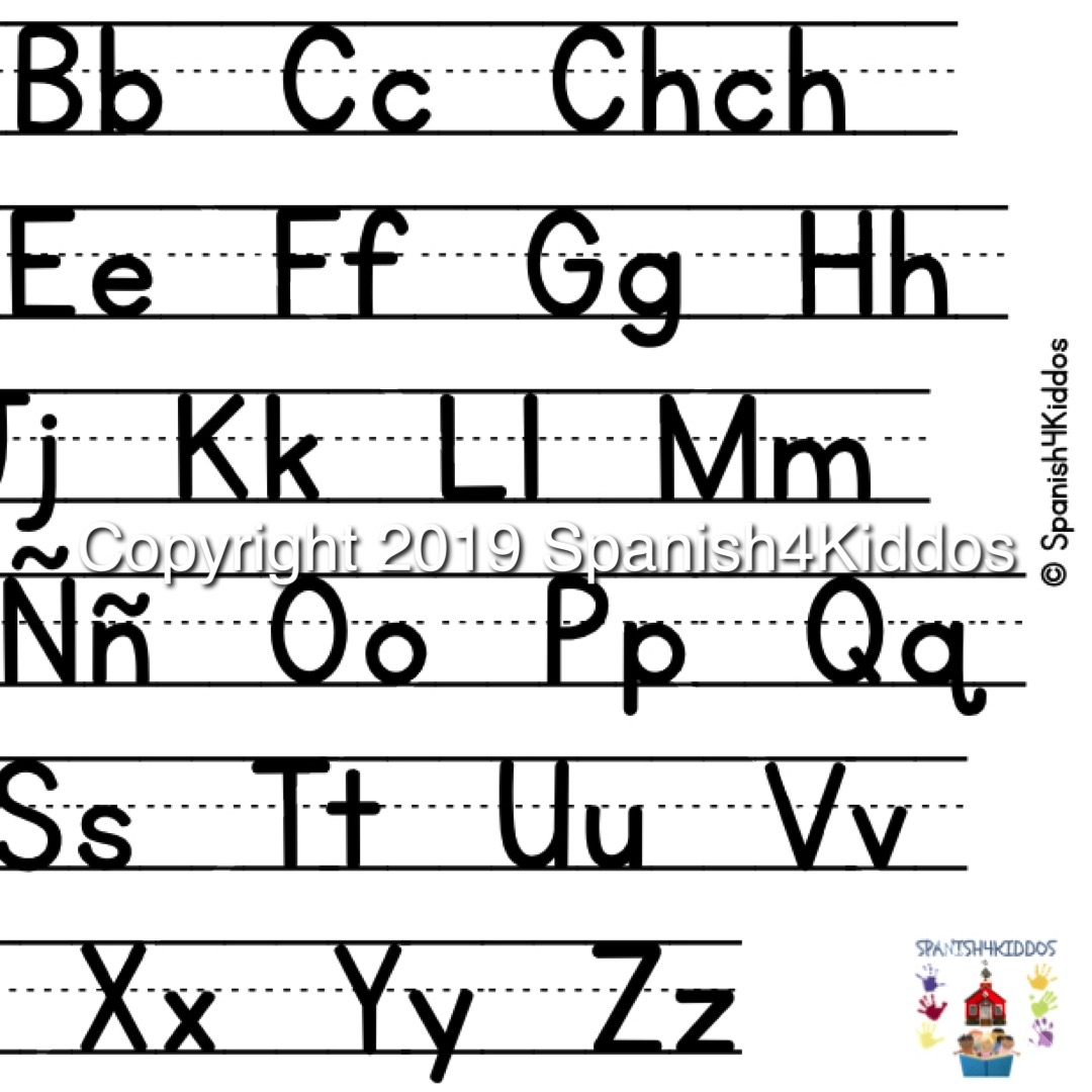 Free Spanish Alphabet Printable Worksheets Free Spanish Alphabet Printable Worksheets