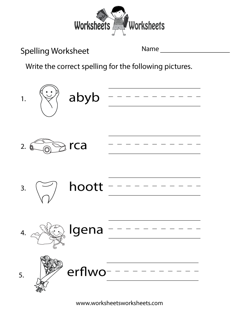 5th Grade English Worksheets Free Printable