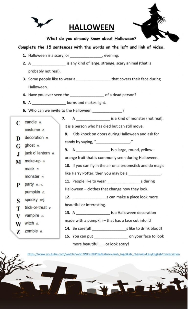 Spooky Fun Exploring Halloween In 7th Grade