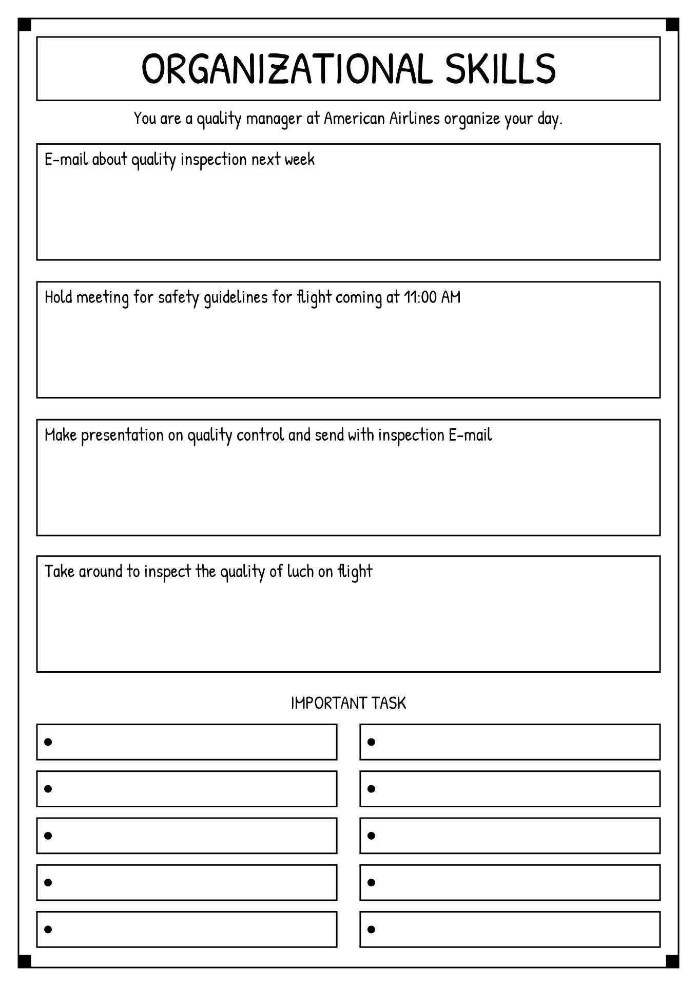Spring Cleaning Student Reference Page Organization Printable Worksheets Library