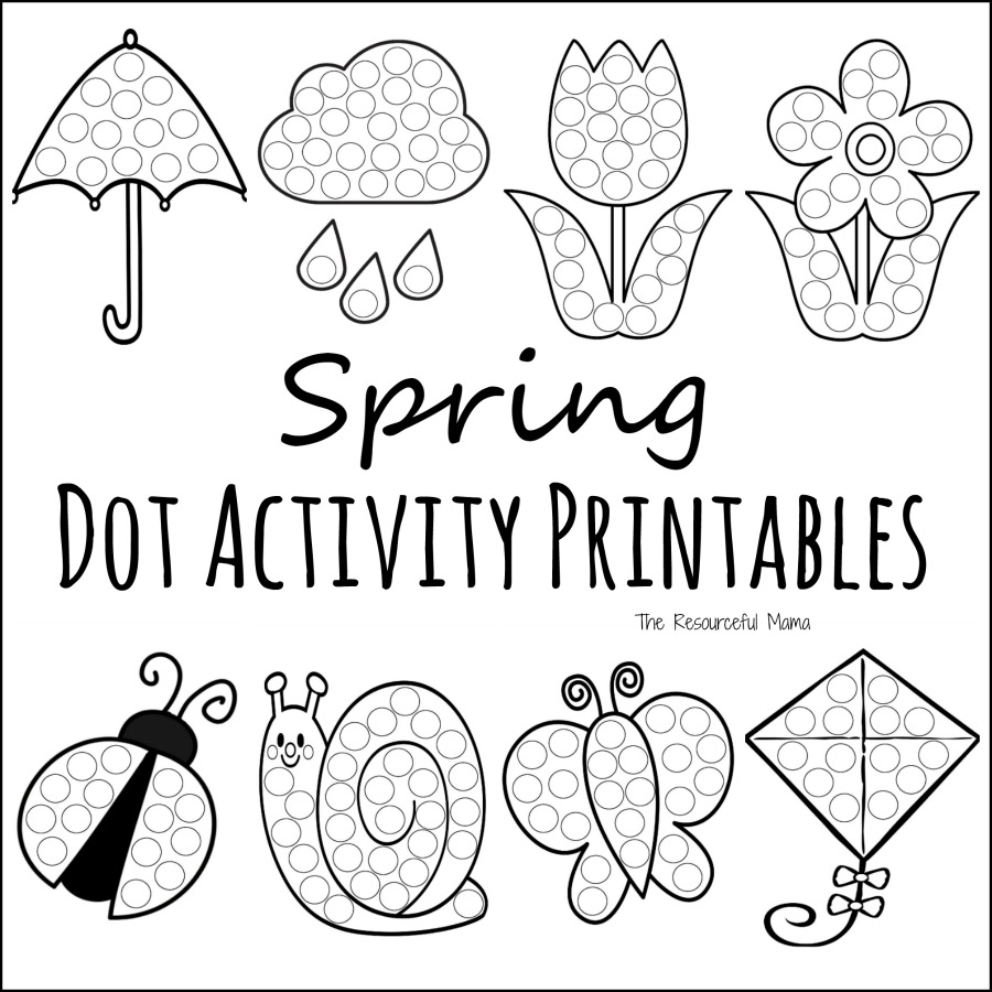 Spring Do A Dot Prinables Spring Do A Dot Prinables