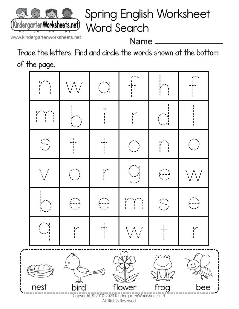 Spring English Worksheet Free Printable Digital U0026 PDF Spring English Worksheet Free Printable Digital U0026 PDF