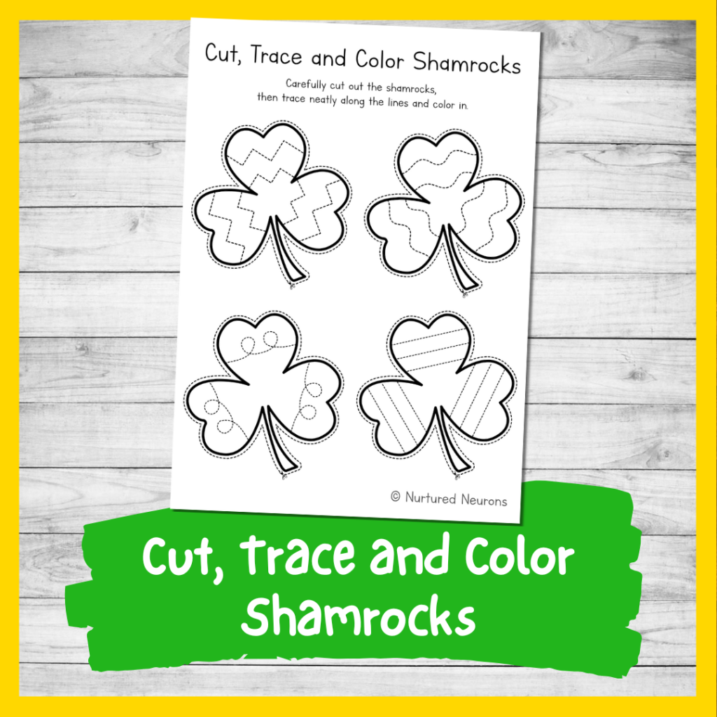 St Patrick s Day Printables Archives Nurtured Neurons