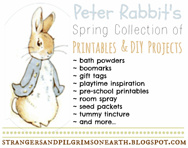 Strangers U0026 Pilgrims On Earth Spring Collection Of Peter Rabbit