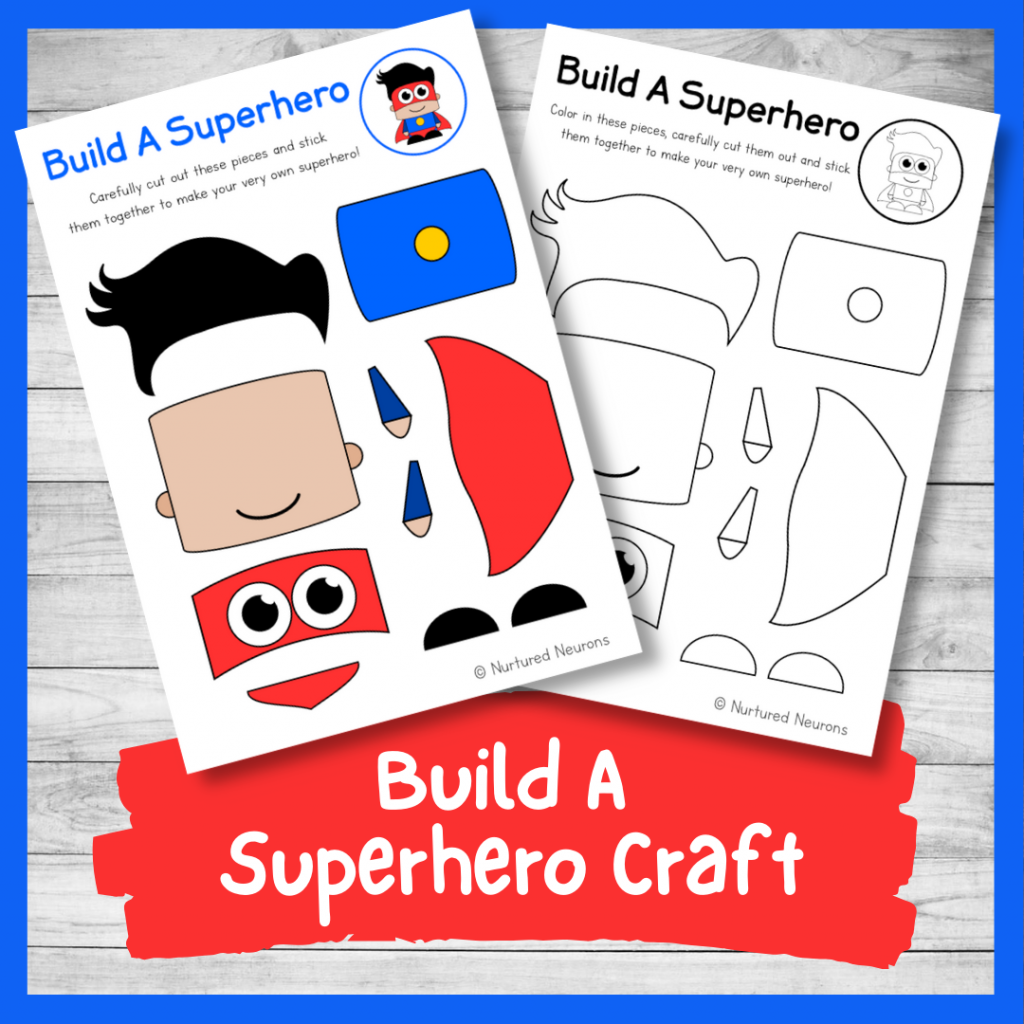 Superhero Printable Pack For Preschool