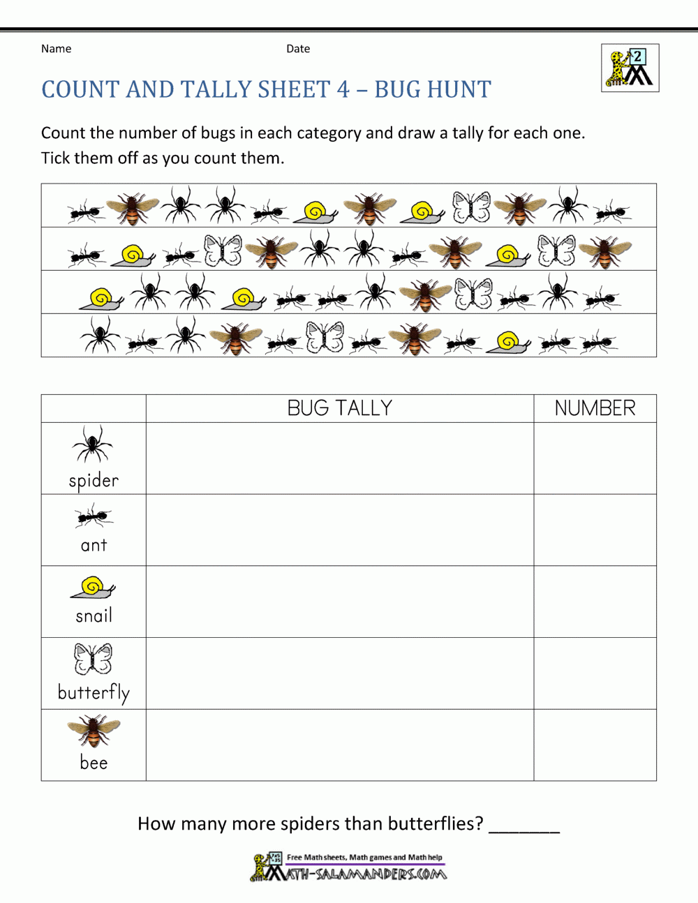 Free Printable Tally Chart Worksheets Free Printable Tally Chart Worksheets