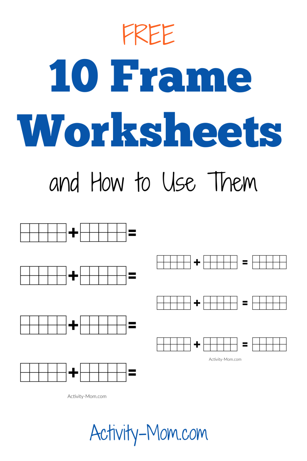 Free Ten Frame Worksheets Kindergarten Free Ten Frame Worksheets Kindergarten
