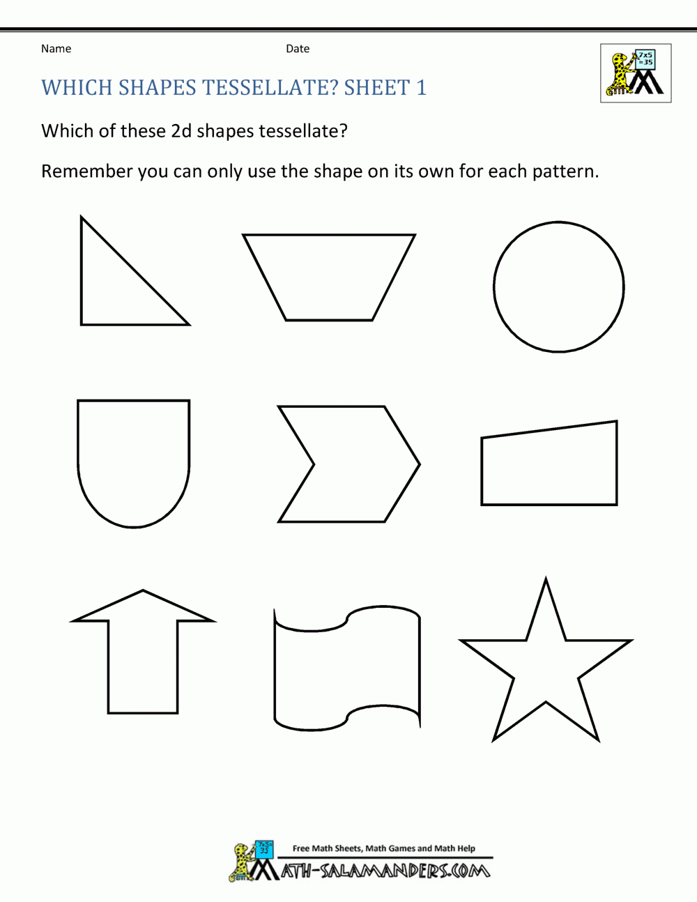Tessellations In Geometry 1 Tessellations In Geometry 1