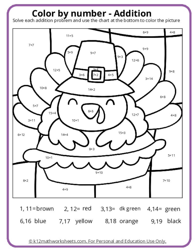 Free Printable Thanksgiving Worksheets 5th Grade