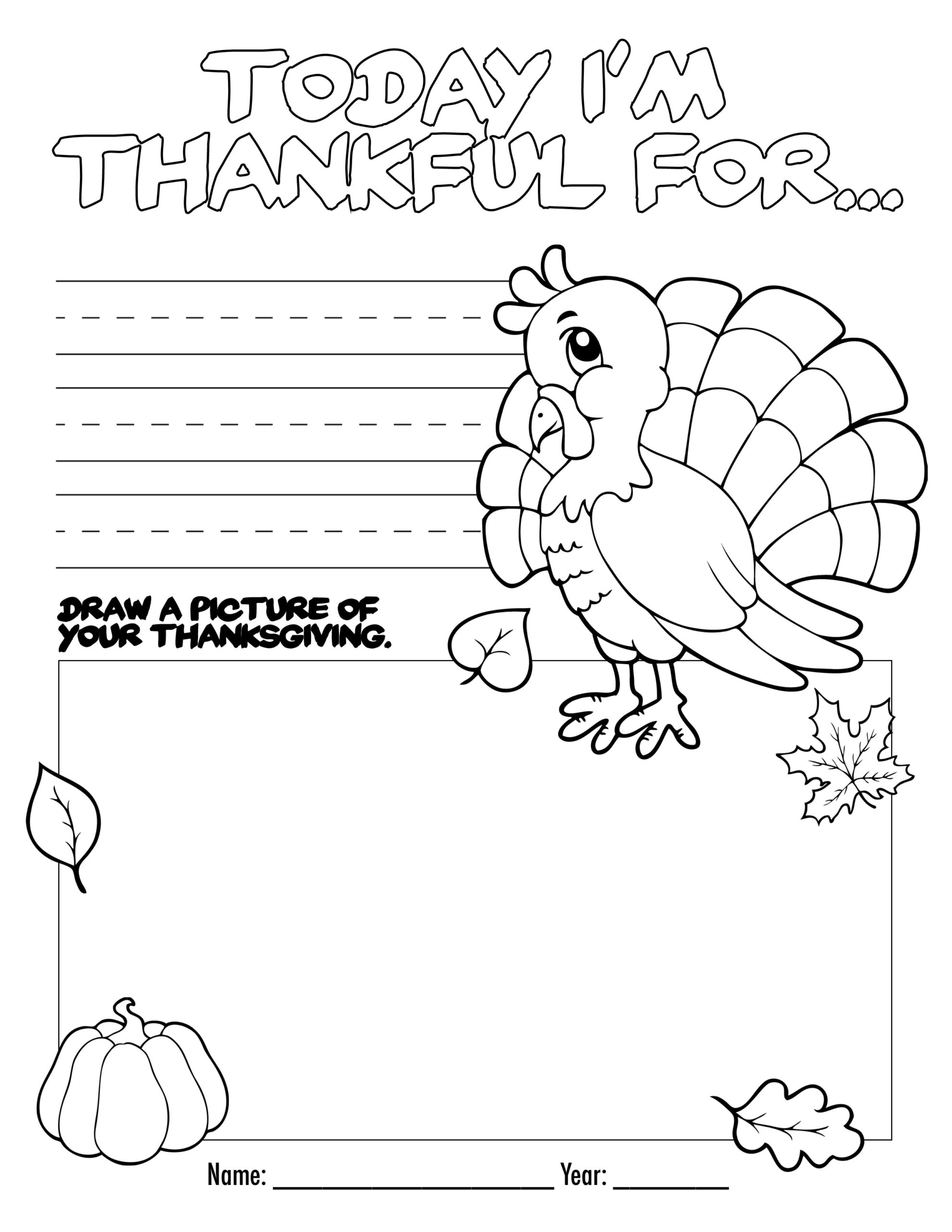 Thanksgiving Coloring Book Free Printable For The Kids Thanksgiving Coloring Book Free Printable For The Kids