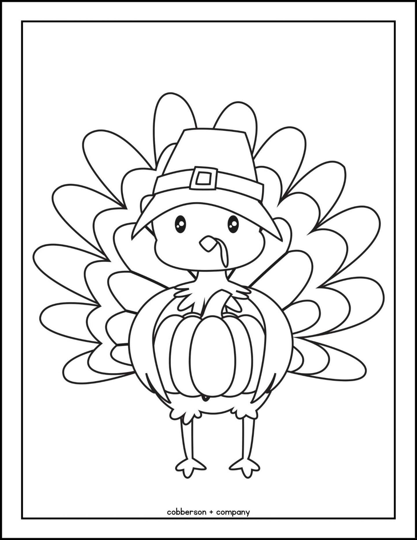 Preschool Printable Thanksgiving Coloring Pages
