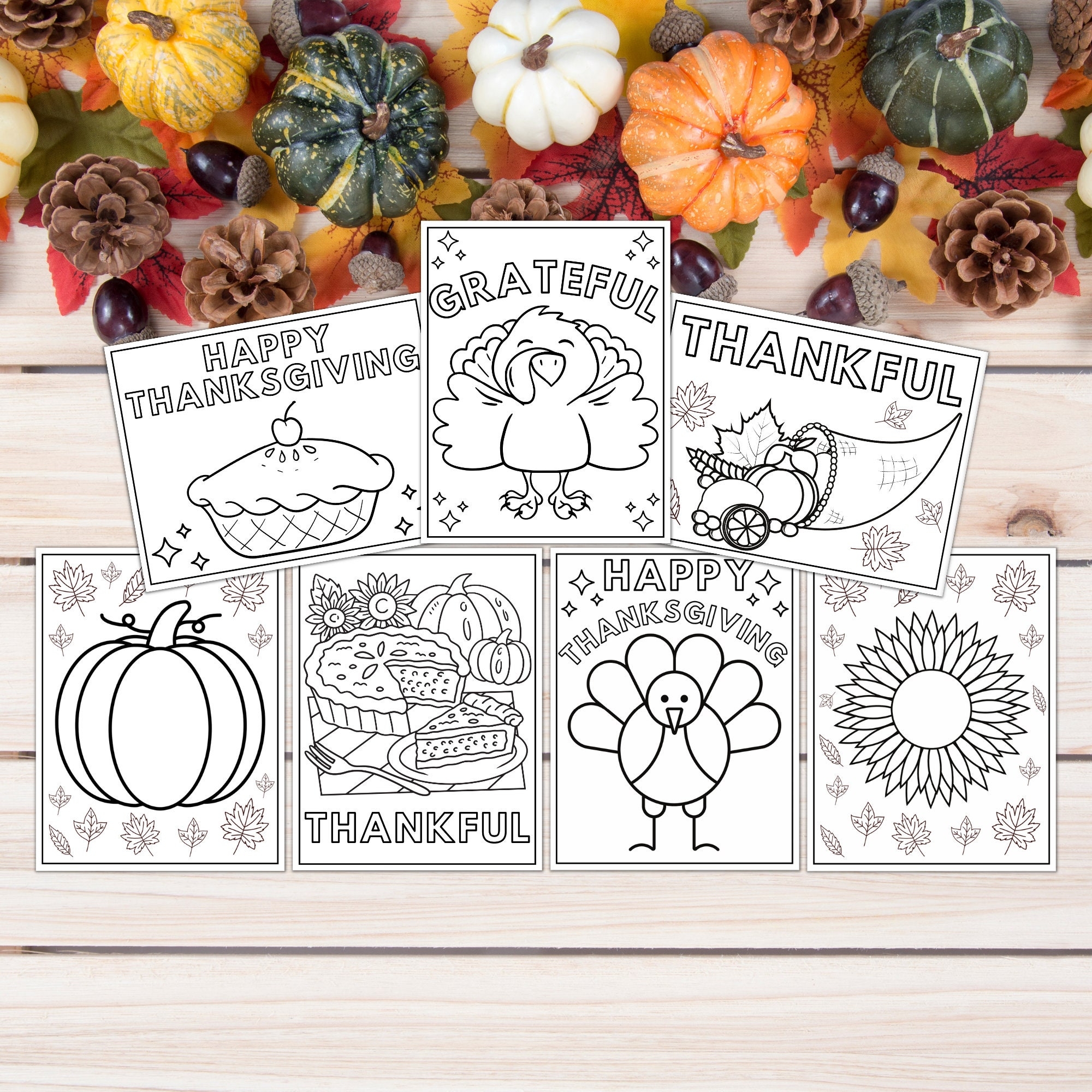 Thanksgiving Coloring Pages Printable Coloring Sheets Fall 
