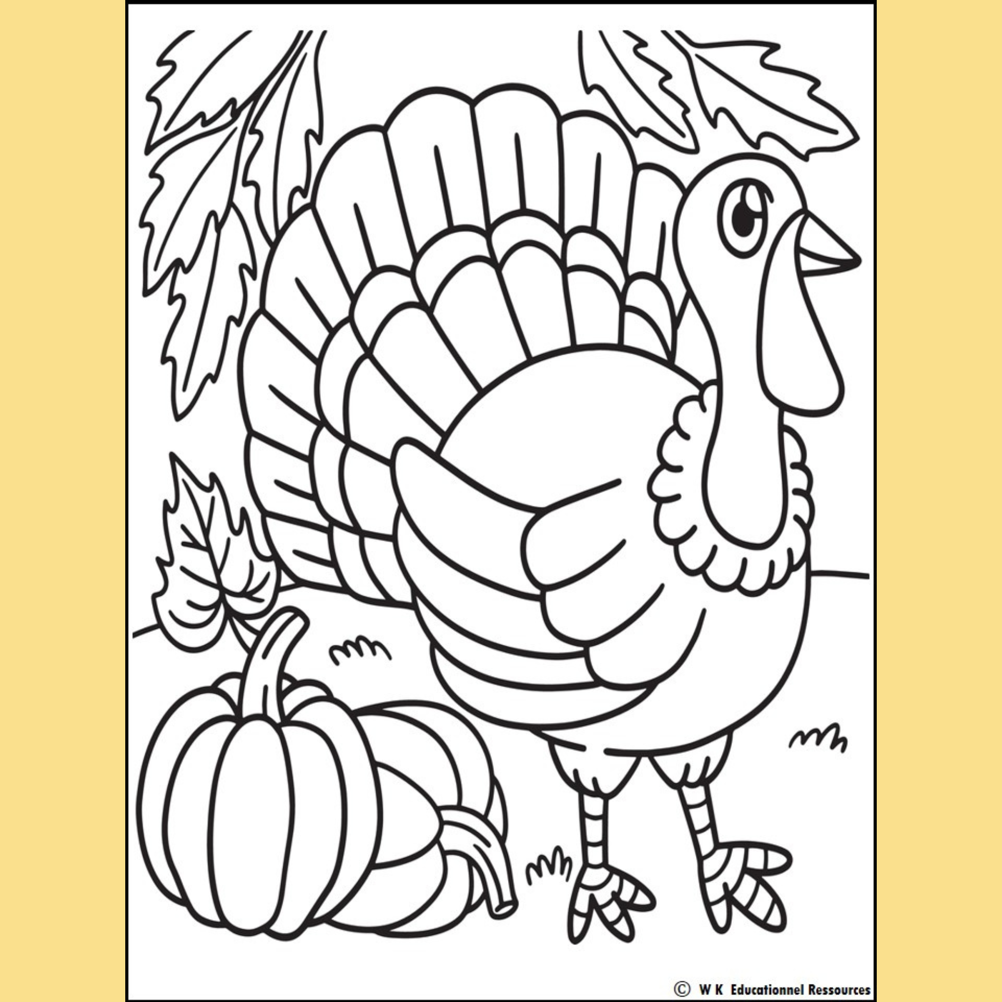 Thanksgiving Coloring Pages Turkey Day Coloring Sheets Autumn 