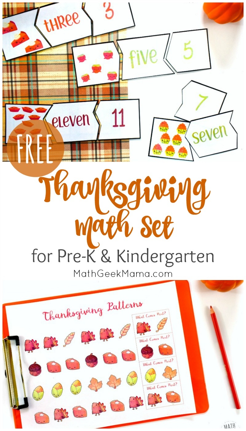 Thanksgiving Kindergarten Math Worksheets Free Printable Thanksgiving Kindergarten Math Worksheets Free Printable
