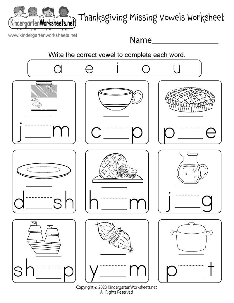 Thanksgiving Phonics Worksheet Free Printable Digital U0026 PDF