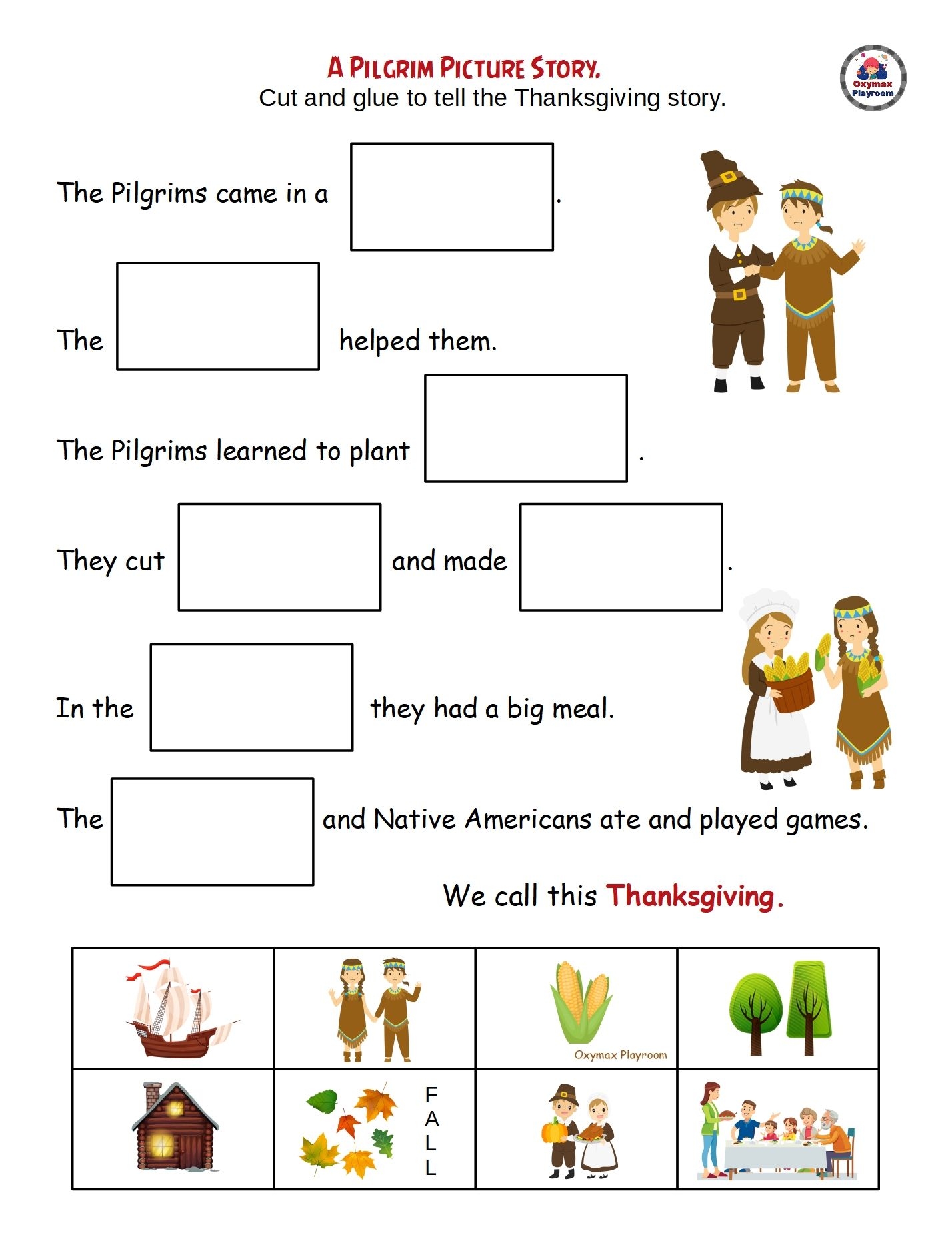 Thanksgiving Printable Activities For Kids Thanksgiving Printable Activities For Kids