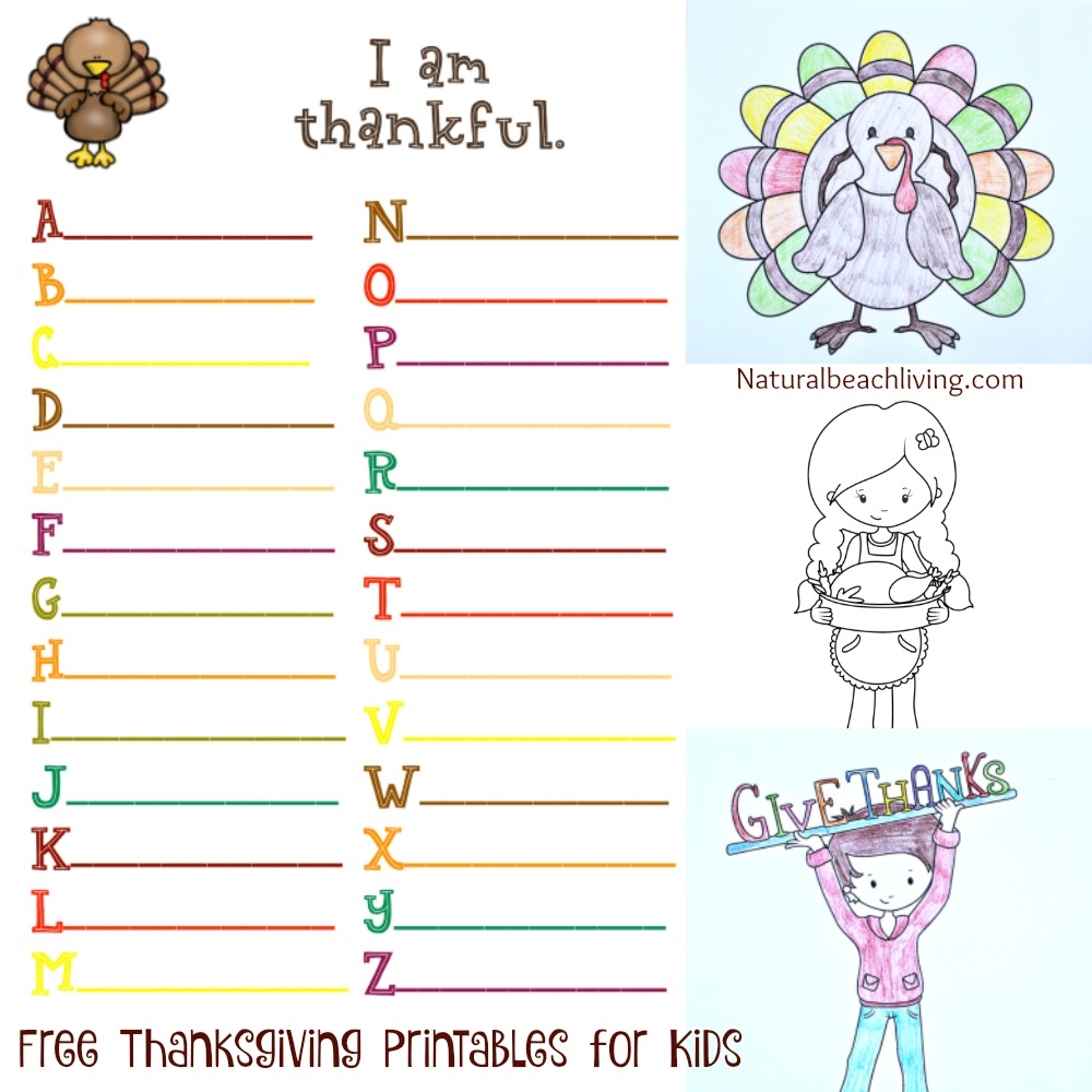 Thanksgiving Printables For Kids Natural Beach Living Thanksgiving Printables For Kids Natural Beach Living
