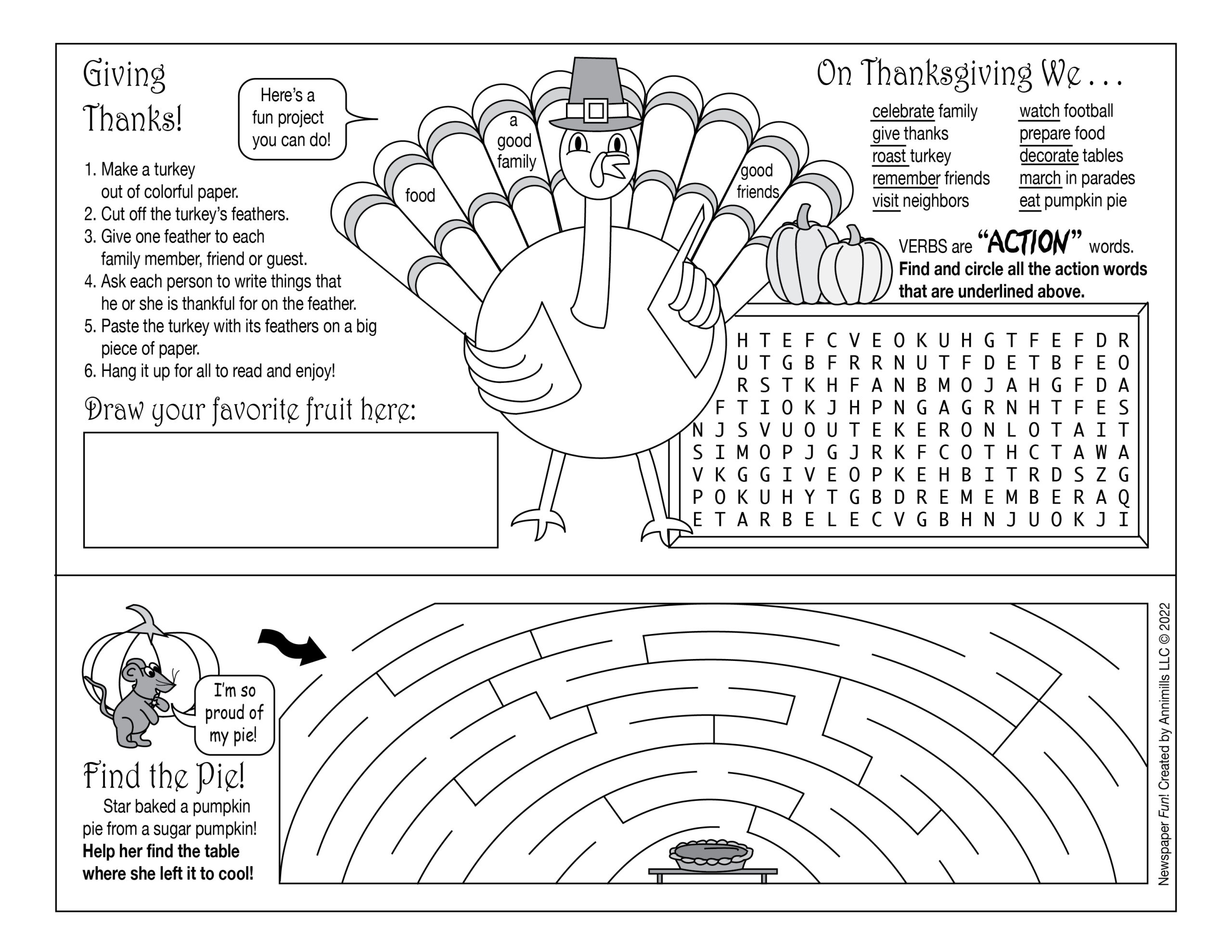 Thanksgiving Then And Now Printable Puzzle Packet With Bonus Maze Made By Teachers