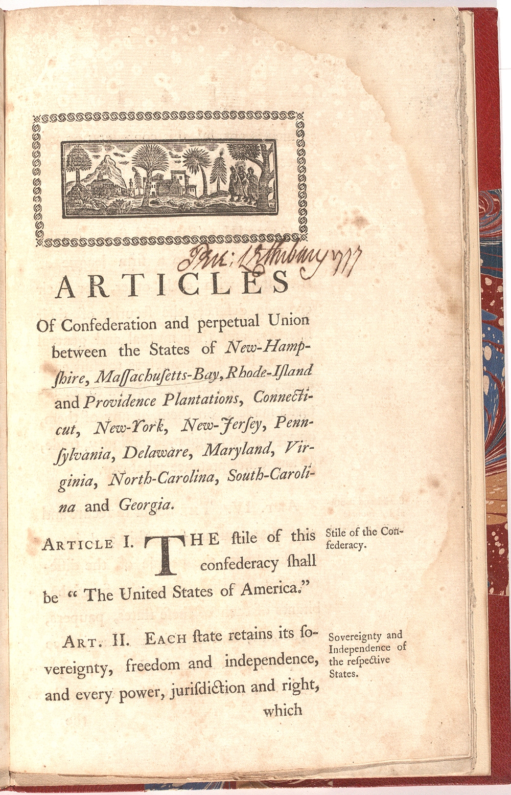 The Articles Of Confederation 1777 Gilder Lehrman Institute Of American History The Articles Of Confederation 1777 Gilder Lehrman Institute Of American History