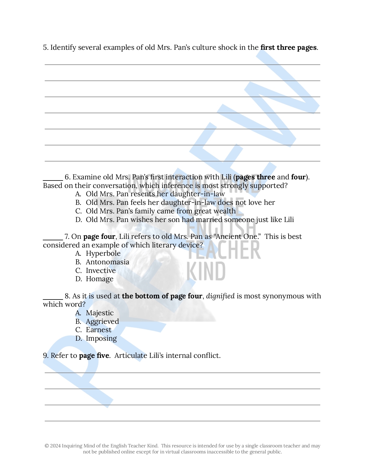 Culture Shock Reading Comprehension Worksheets Pdf