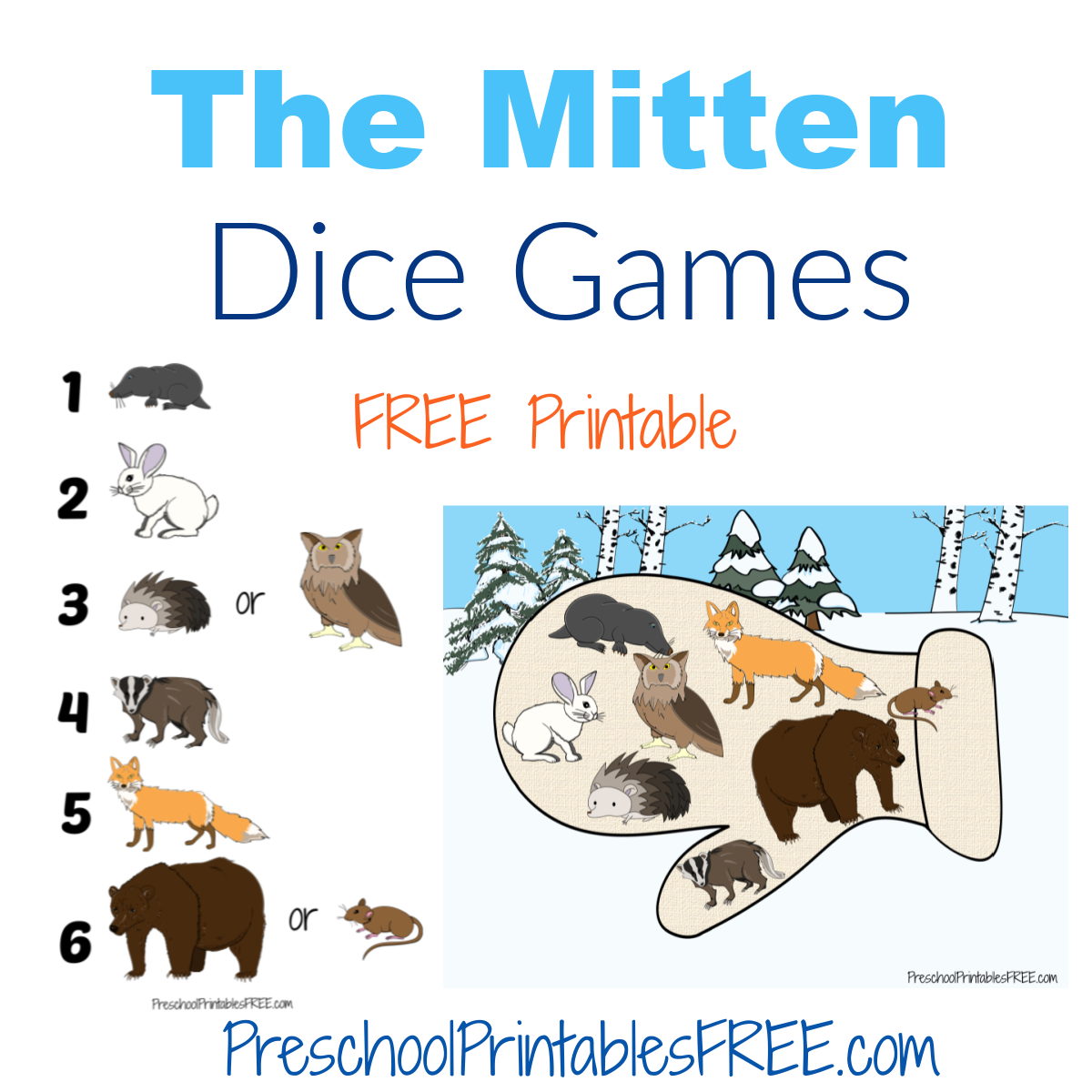 The Mitten Activities Crafts And Printables For Preschoolers The Activity Mom