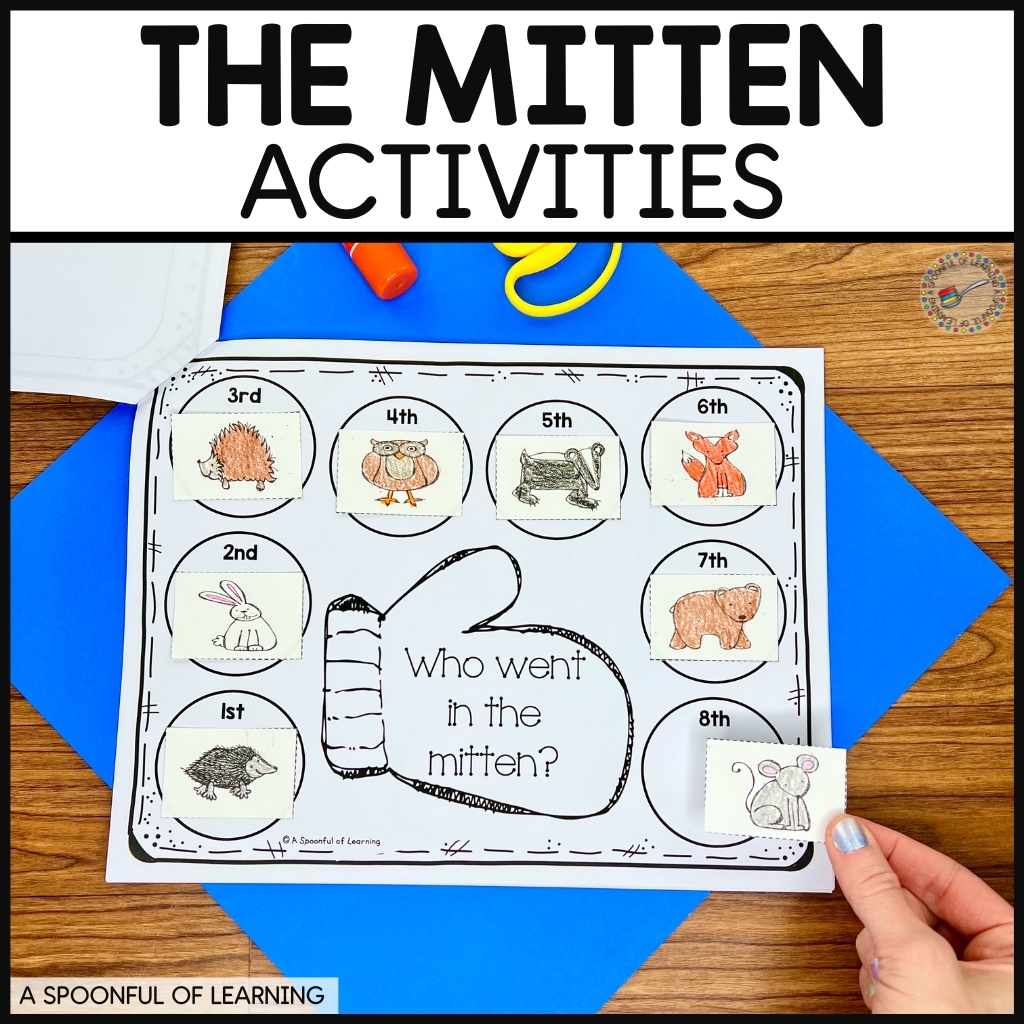 The Mitten Activities For Kindergarten A Spoonful Of Learning