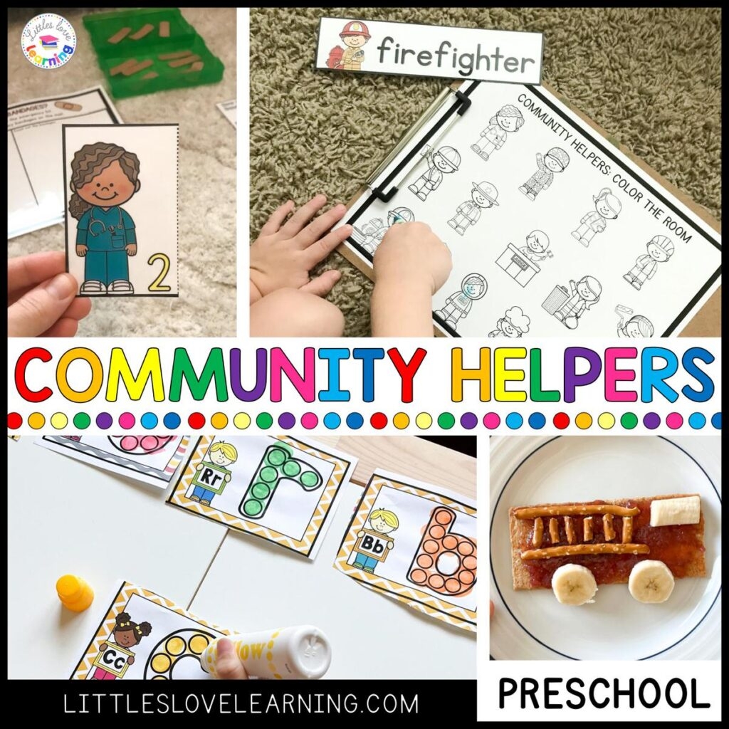 Preschool Community Helpers Printables