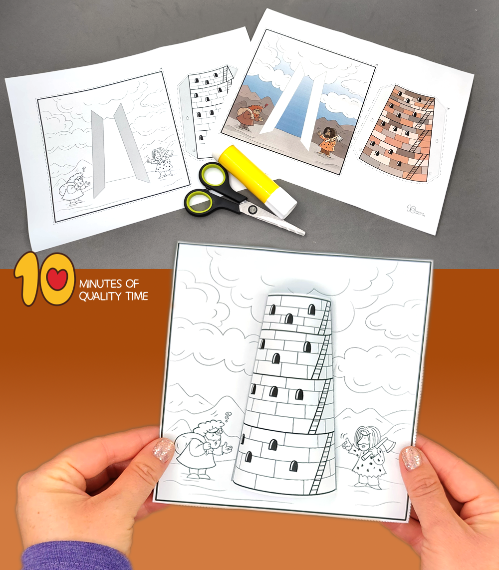 Tower Of Babel Preschool Printable Activities