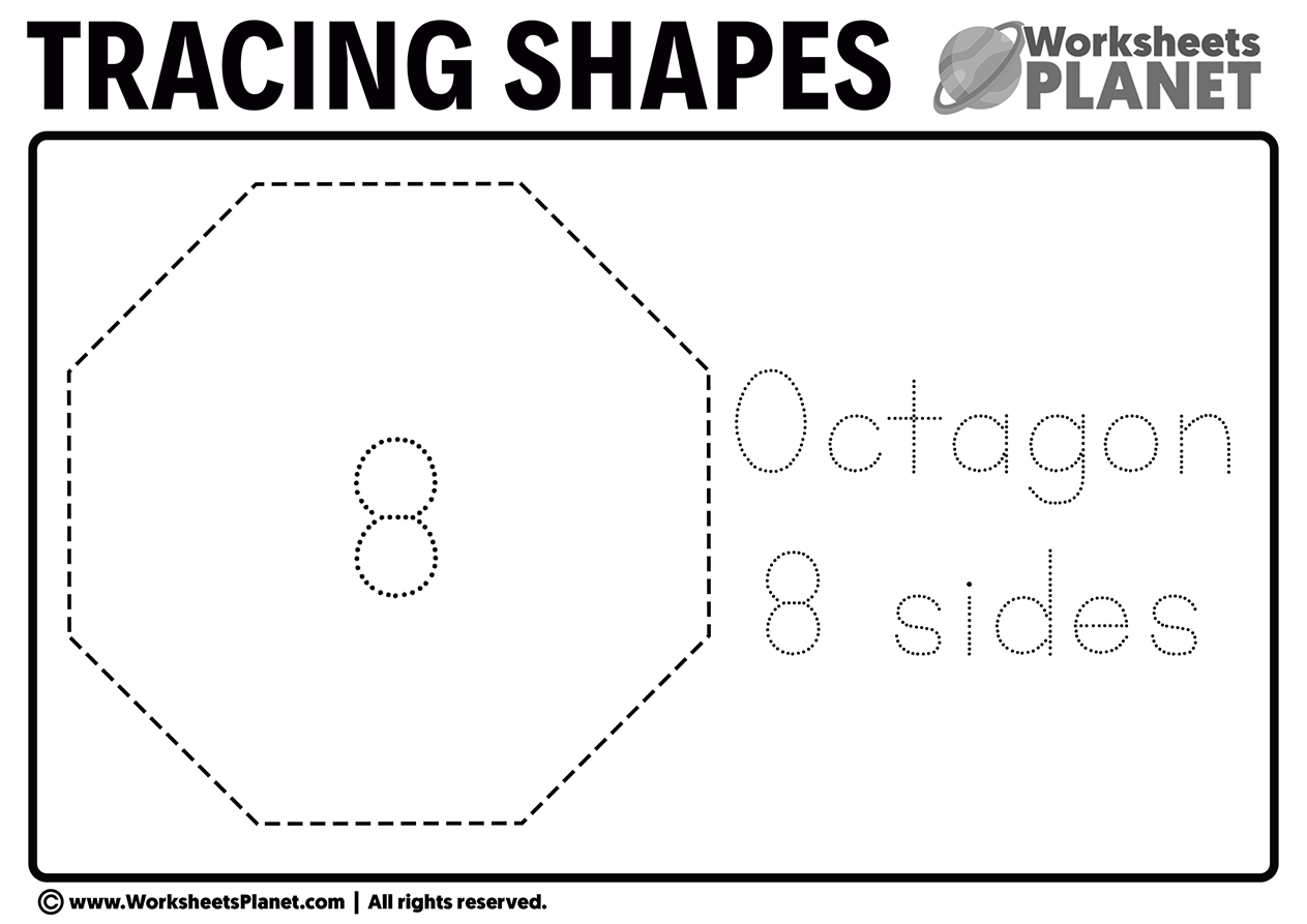 Tracing Octagon Worksheet Worksheets Library Tracing Octagon Worksheet Worksheets Library