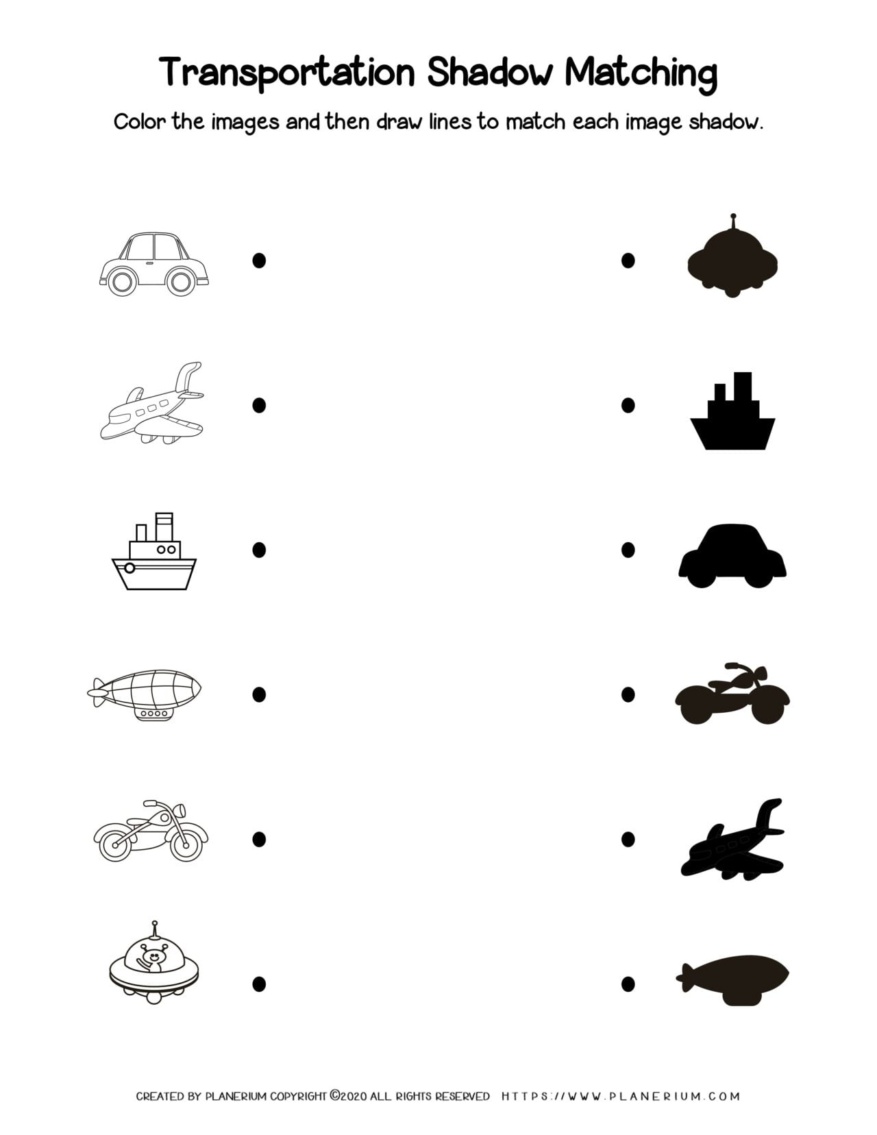 Transportation Shadow Matching Planerium Transportation Shadow Matching Planerium