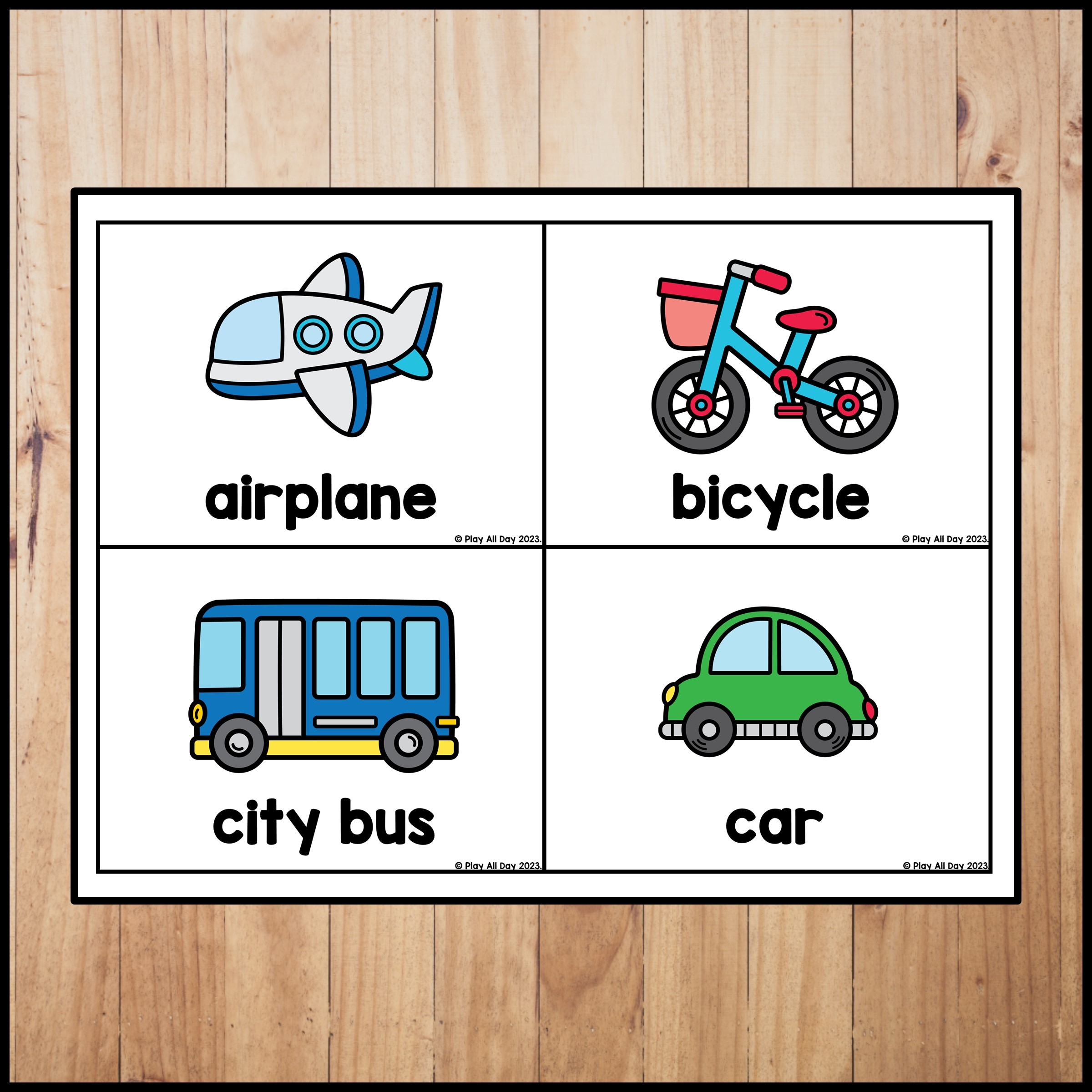 Transportation Vocabulary Cards Transportation Word Wall Cards Made By Teachers Transportation Vocabulary Cards Transportation Word Wall Cards Made By Teachers