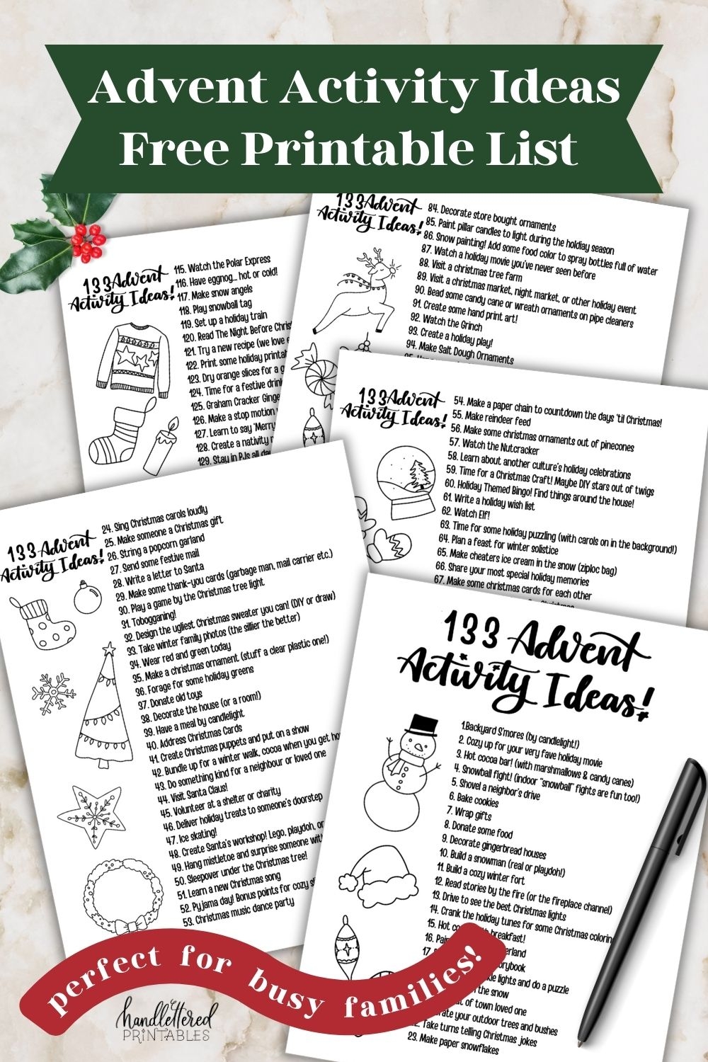 Ultimate Free Printable List Of Advent Activity Ideas For Busy Ultimate Free Printable List Of Advent Activity Ideas For Busy