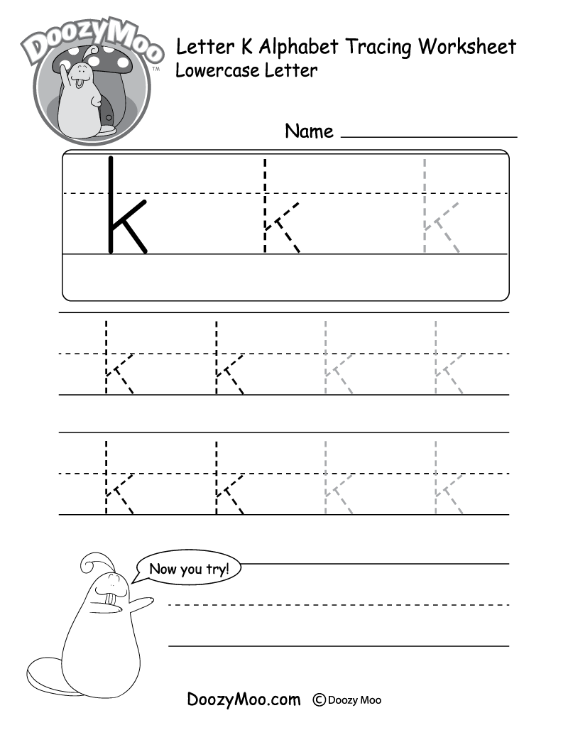 Pre K Alphabet Writing Worksheets