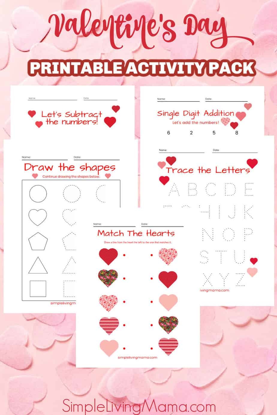 Free Printable Valentines Activities For Preschool Free Printable Valentines Activities For Preschool
