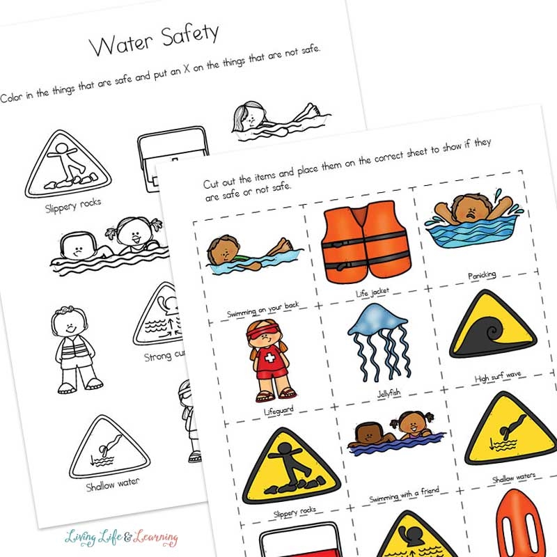 Water Safety Worksheets For Kids Must Have For Summer Water Safety Worksheets For Kids Must Have For Summer